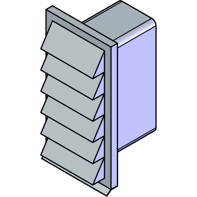 Hastrag, Belüftungssystem, Fassadengitterkasten, hochkant