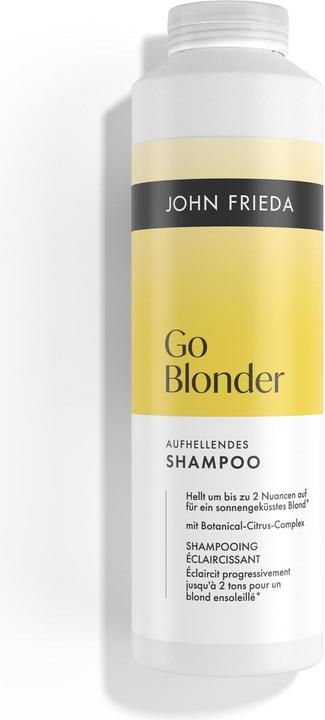 Actual product image John Frieda Go Blonder Shampoo 500ml (Liquid shampoo)