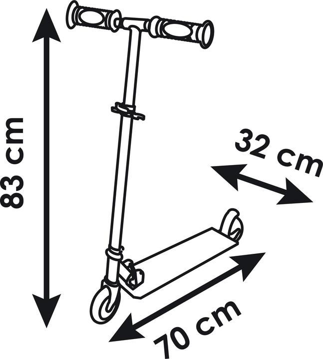 Actual product image Smoby Paw Patrol 2w Foldable Scooter