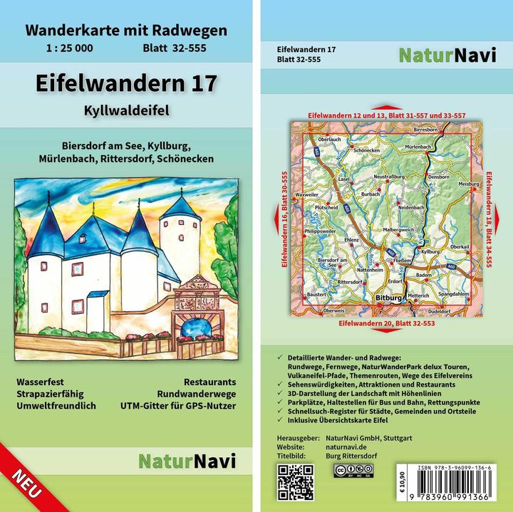 Actual product image NatureNavi hiking file Eifelwandern 17