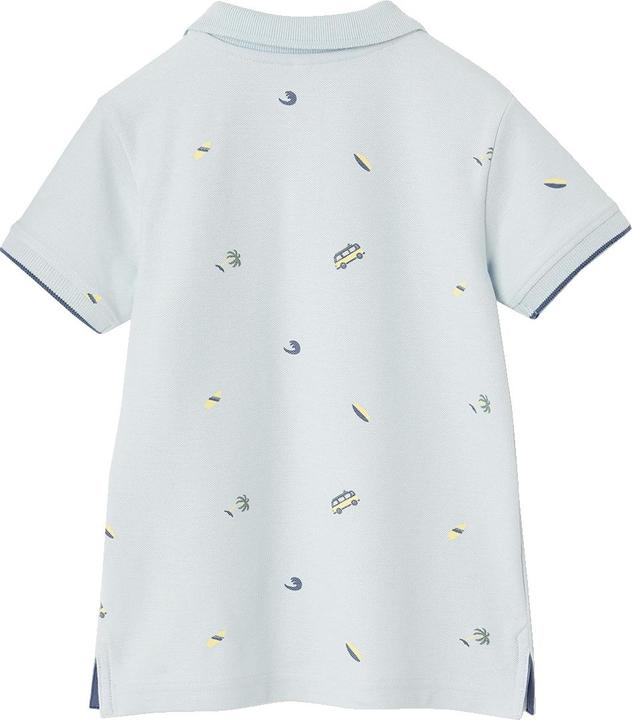 Produktbild Vertbaudet Jungen Poloshirt mit Allover-Print (92)