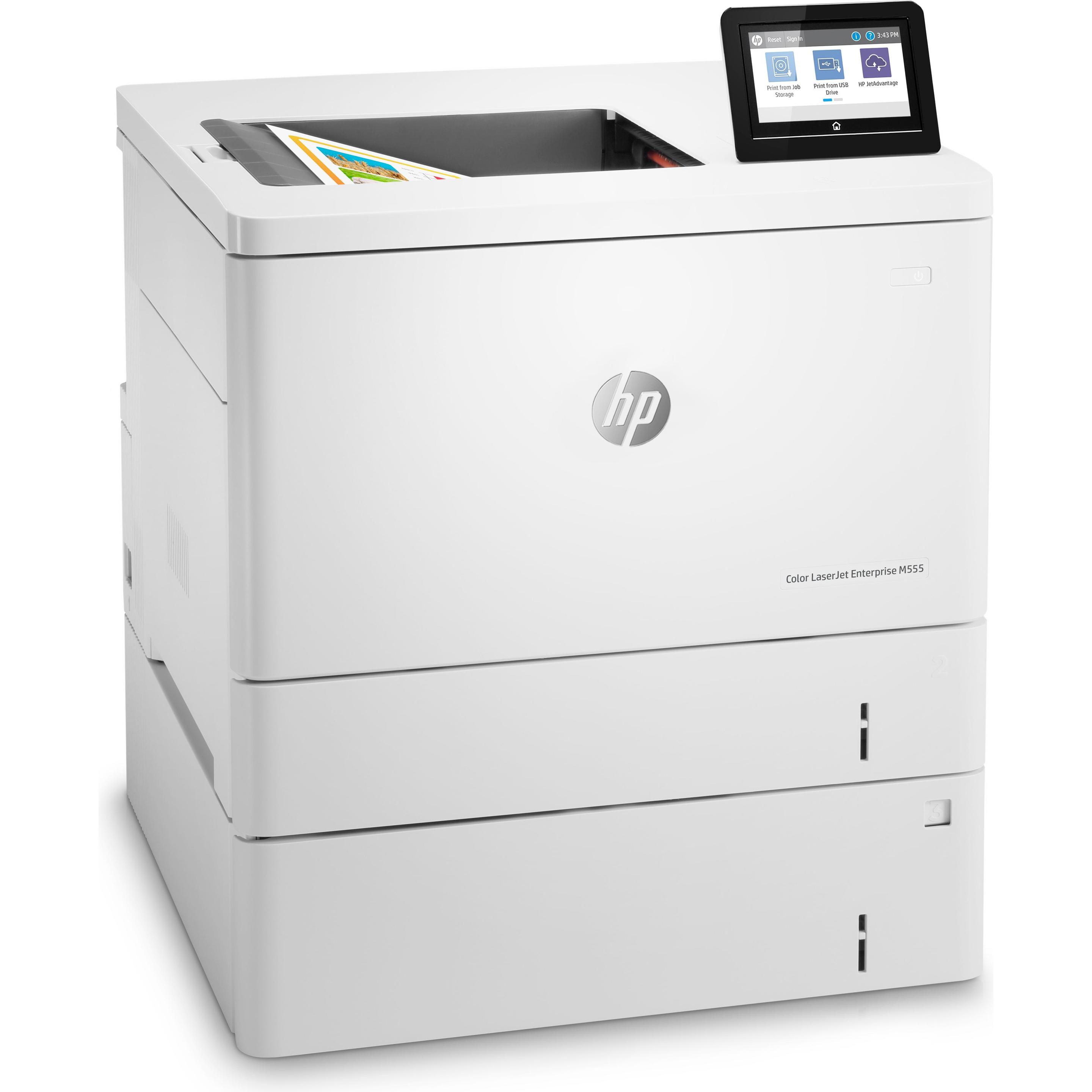 HP Color LaserJet Enterprise M555x (Laser, Farbe), Drucker