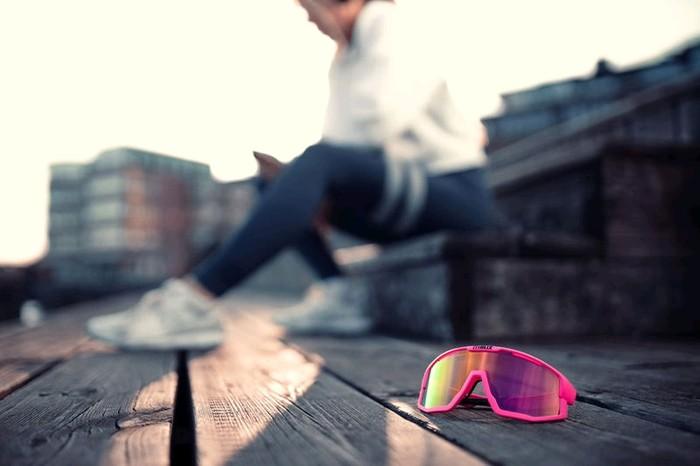 Actual product image Bliz Vision (matt pink, Brown w Purple multi)