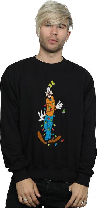 Actual product image Disney Mens Goofy Christmas Lights Sweatshirt (5XL)