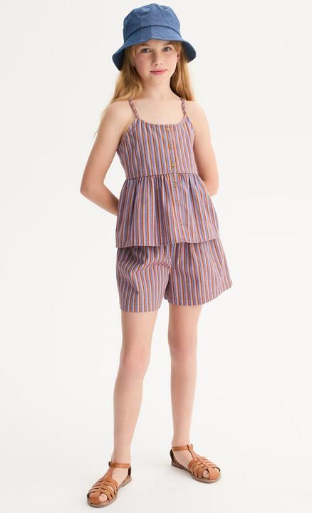 Produktbild La Redoute Collections Zweiteiliges gestreiftes Set aus Trägertop und Shorts (134)