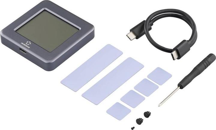 Actual product image Renkforce RF-M2E-300 M.2-Festplatten-Gehäuse USB-C® (USB 3.2 Gen 2) 10 GBit/s US (M.2)