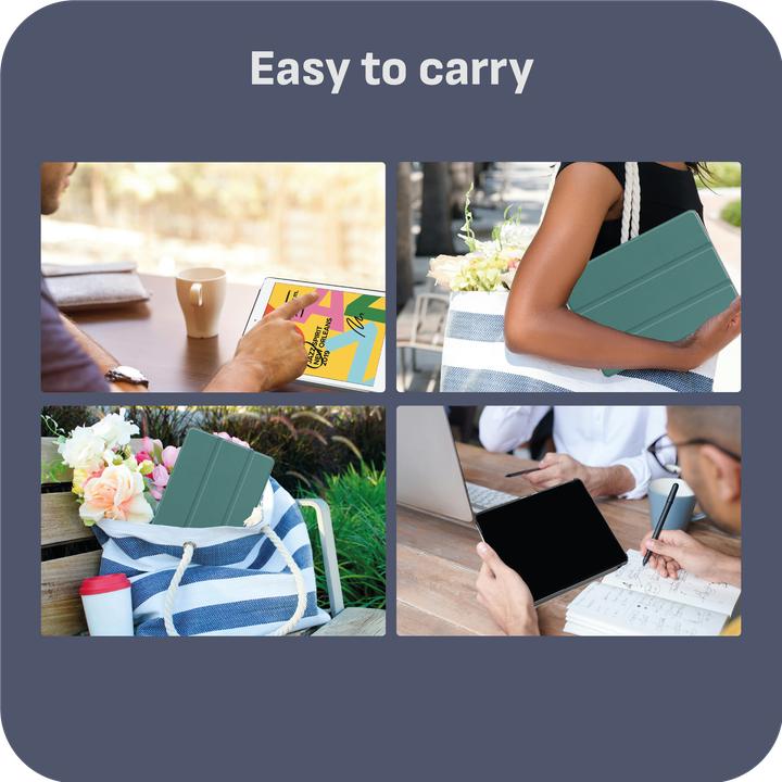 Produktbild Cazy Premium Smart Hülle Kompatibel mit iPad 2021 (9th Gen)/2020 (8th Gen)/iPad 2019 (7th Gen) - Schutz (iPad 2021 (9. Gen), iPad 2019 (7. Gen), iPad 2020 (8. Gen))