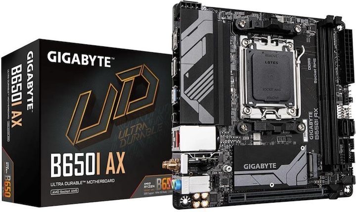 Gigabyte B650I AX (AM5, AMD B650, Mini-ITX)