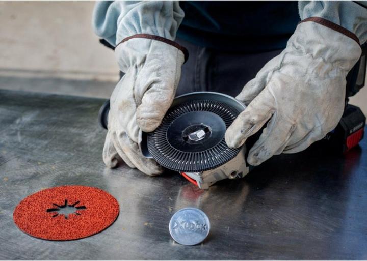 Produktbild Bosch Professional Zubehör EXPERT R781 Prisma Ceramic X-LOCK Fiberscheibe, 125 mm, 22,23 mm, G 80 (80)