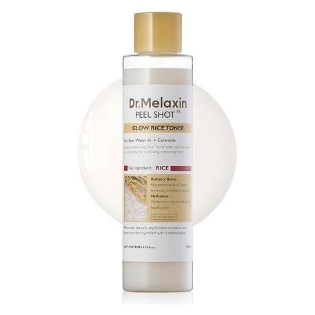 Dr.Melaxin, Reiniging Van Het Gezicht, Glow Toner Met Rijst (Reinigende Scrub, 200 ml)