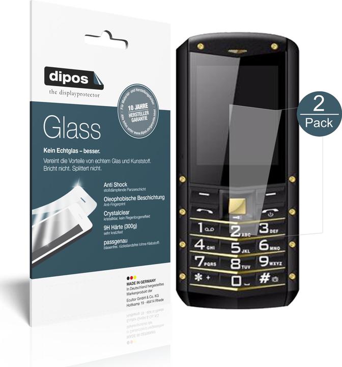Actual product image Dipos Screen Protector Anti-Shock (2 pcs., AGM M2)
