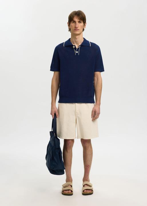 Immagine prodotto Selected Kurzarm Polohemd aus Strick (M)