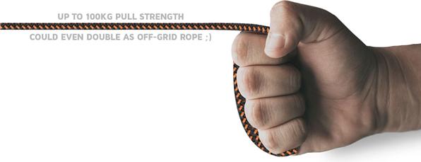 Actual product image Xtorm USB-A -> microUSB 1.5m Xtreme cable orange black (1.50 m)