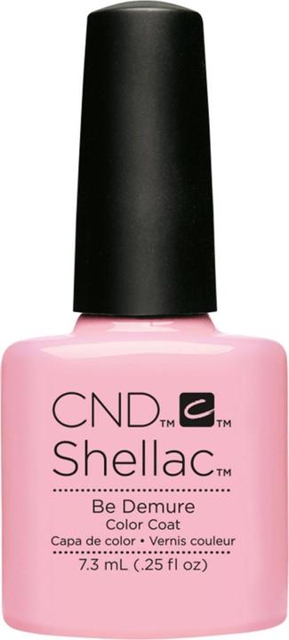 CND Shellac - Color Coat Be Demure (Rose, UV gel varnish)