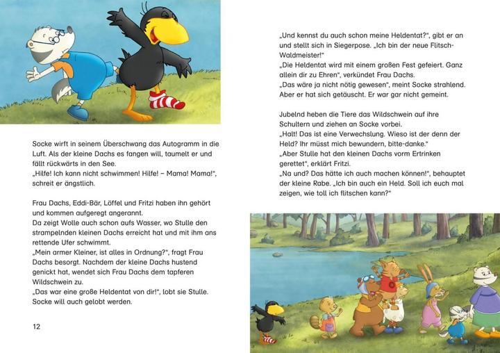 Produktbild Rette sich, wer kann! und andere rabenstarke Geschichten (Deutsch, Nele Moost, 2017)