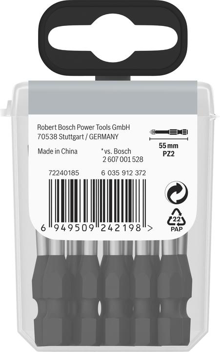 Produktbild Bosch Professional Zubehör Pro Pozidriv Impact Bit (PZ2)