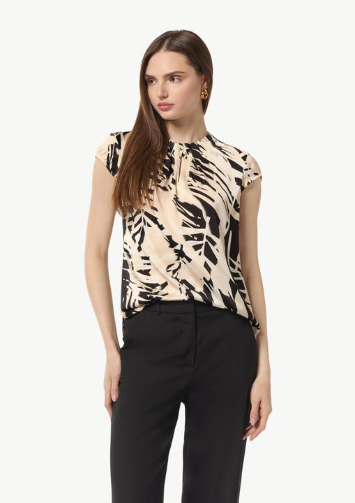 Produktbild Comma Bluse Satinbluse mit Kappärmeln (40)