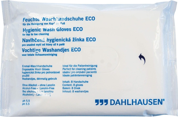 Actual product image Dahlhausen Eco wash mitt, 8 pcs