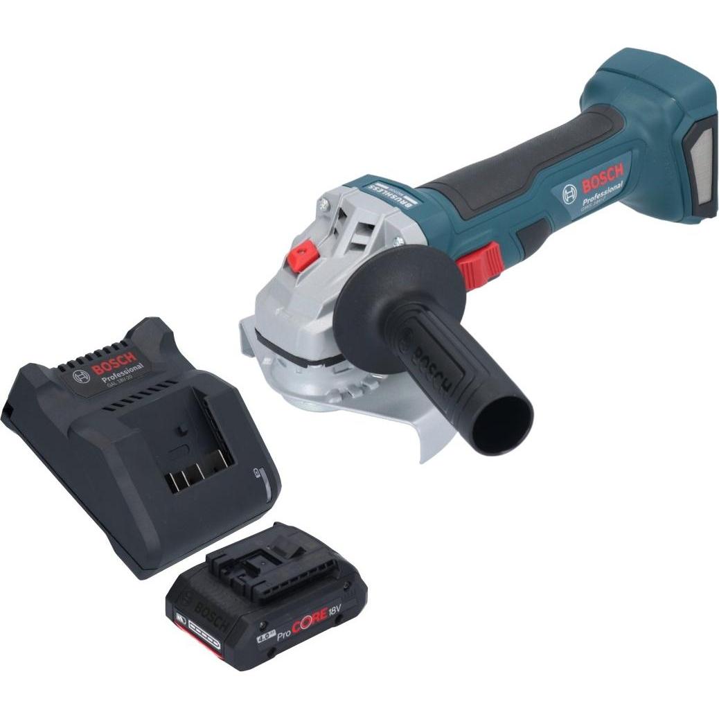 Bosch Professional, Winkelschleifer, Bosch GWS 18V-7 Professional Akku Winkelschleifer 18 V 125 mm Brushless + 1x ProCOR...