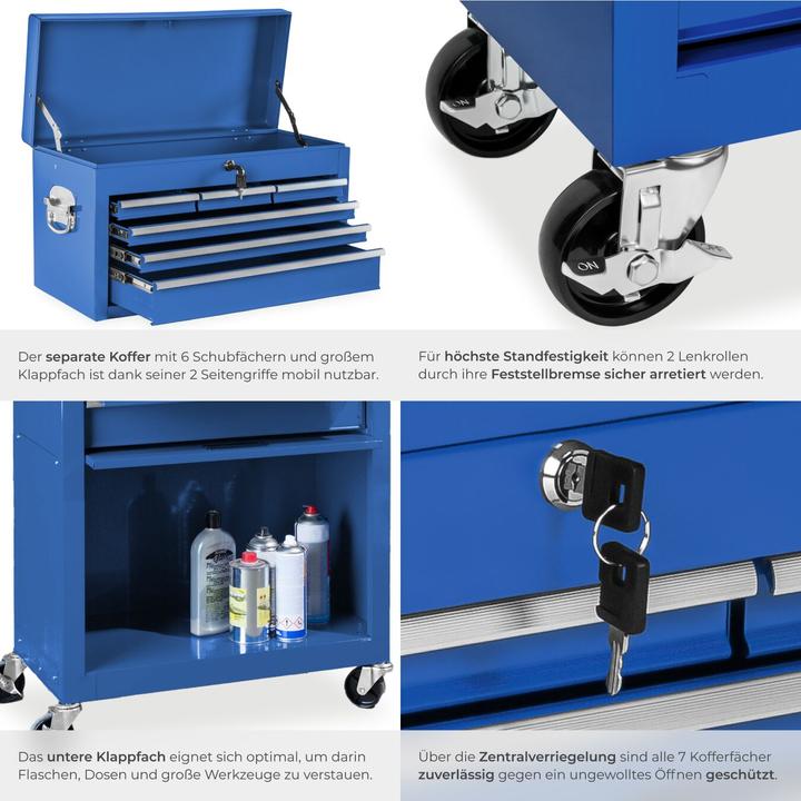 Image du produit tectake Chariot à outils (1 x)