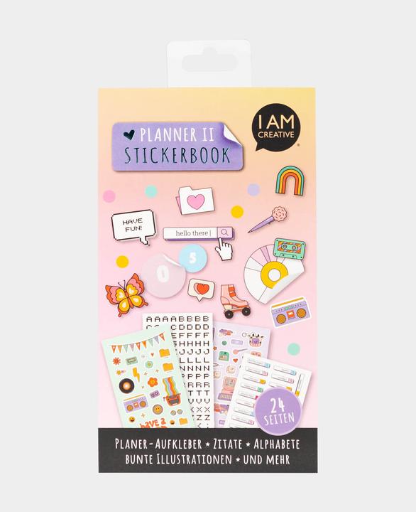 Produktbild I Am Creative Planner Stickerbook II (24 Sticker)