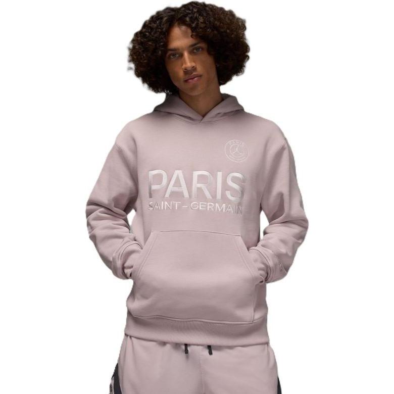 Nike, Uomini, Felpa + Maglione, Jordan PSG Fleece-Sweatshirt, Rosa, (M)