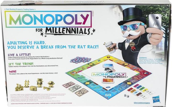 Produktbild Monopoly für Millennials (Englisch, Deutsch)