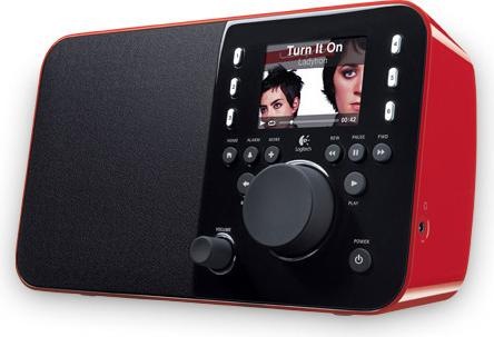 Produktbild Logitech Squeezebox Radio, rot (Stromversorgung über USB)