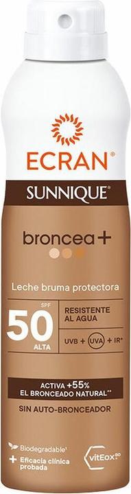 Image du produit Ecran Sunnique Broncea+ Mist Protect SPF50 250ml (SPF 50, 250 ml)