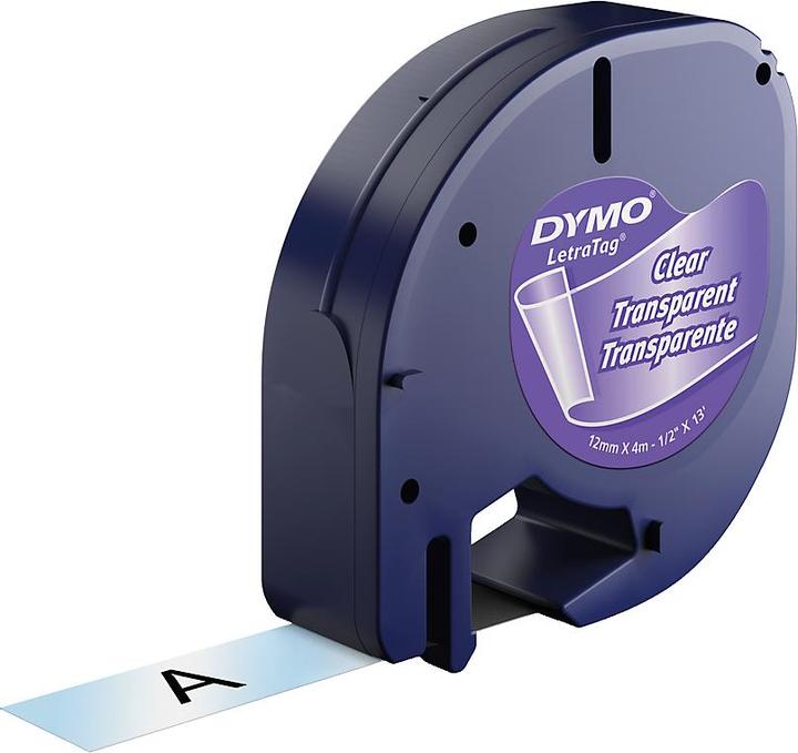 Actual product image Dymo Writing tape LetraTag (1.20 cm, Black)