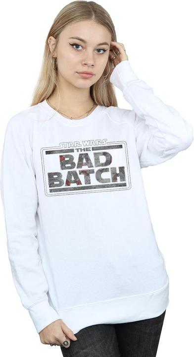 Actual product image Star Wars Womens/Ladies The Bad Batch Texture Logo Sweatshirt (L)