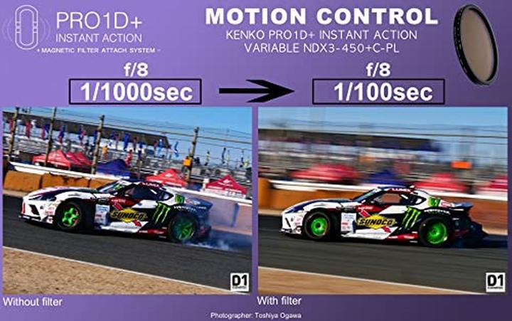 Produktbild Kenko PRO1D INSTANT Action Variable NDX3450CPL Set 77mm (77 mm, ND- / Graufilter)