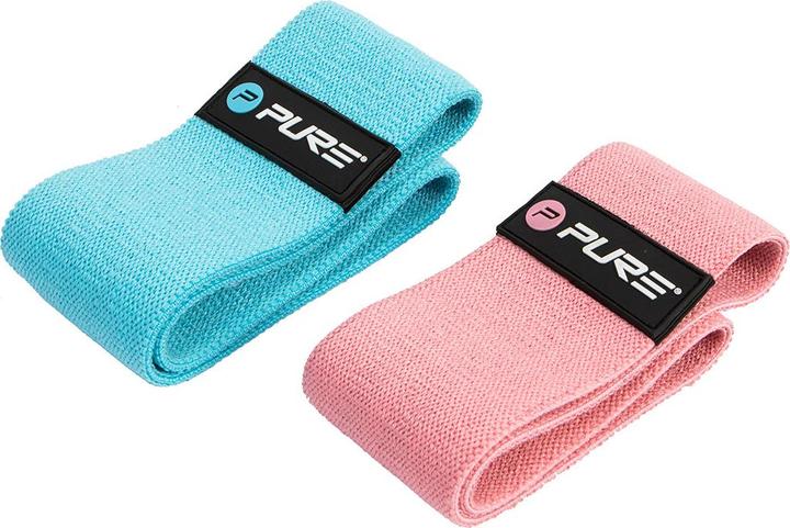 Actual product image Pure2improve Resistance band set of 2 (0.69 m, Easy, Medium)