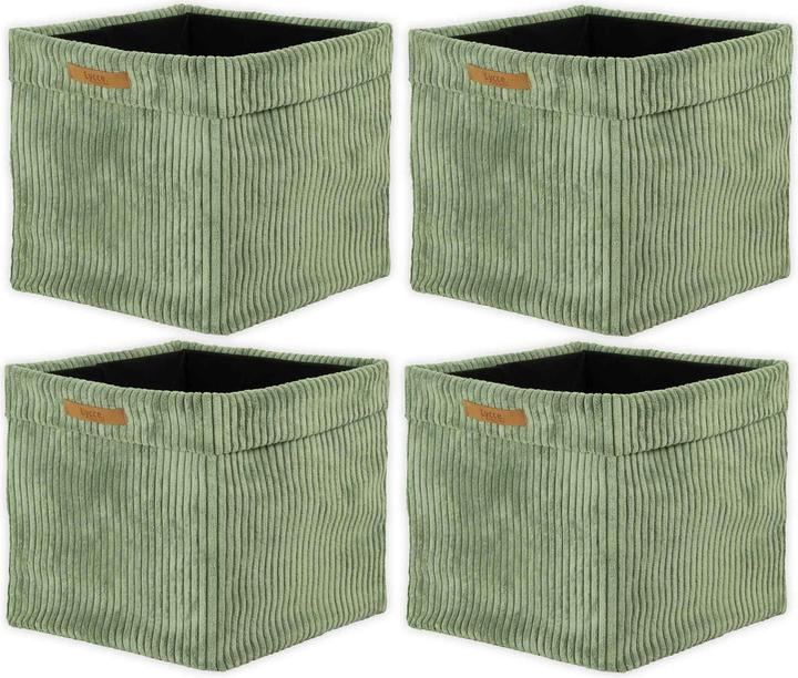 Aufbewahrungskorb Casual Faltbare Aufbewahrungsbox Cord 4P (4 x, 33 x 33 x 31 cm)