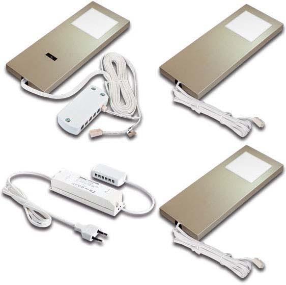 Produktbild Hera 61056530208 3er-Set LED-UB-Leuchte 5W ww eds m.Schalter