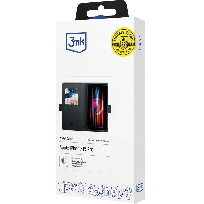 3MK Apple iPhone 16E - Wallet Case (Apple iPhone 16e), Cover smartphone, Nero