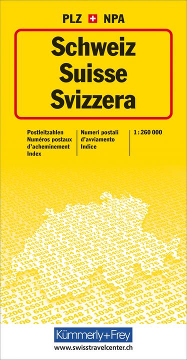 Switzerland Postcode Map 260000