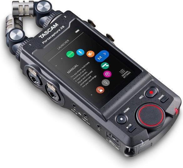 Actual product image Tascam Portacapture X8 with AK-BT1 adapter with cloth (Multitrack recorder)