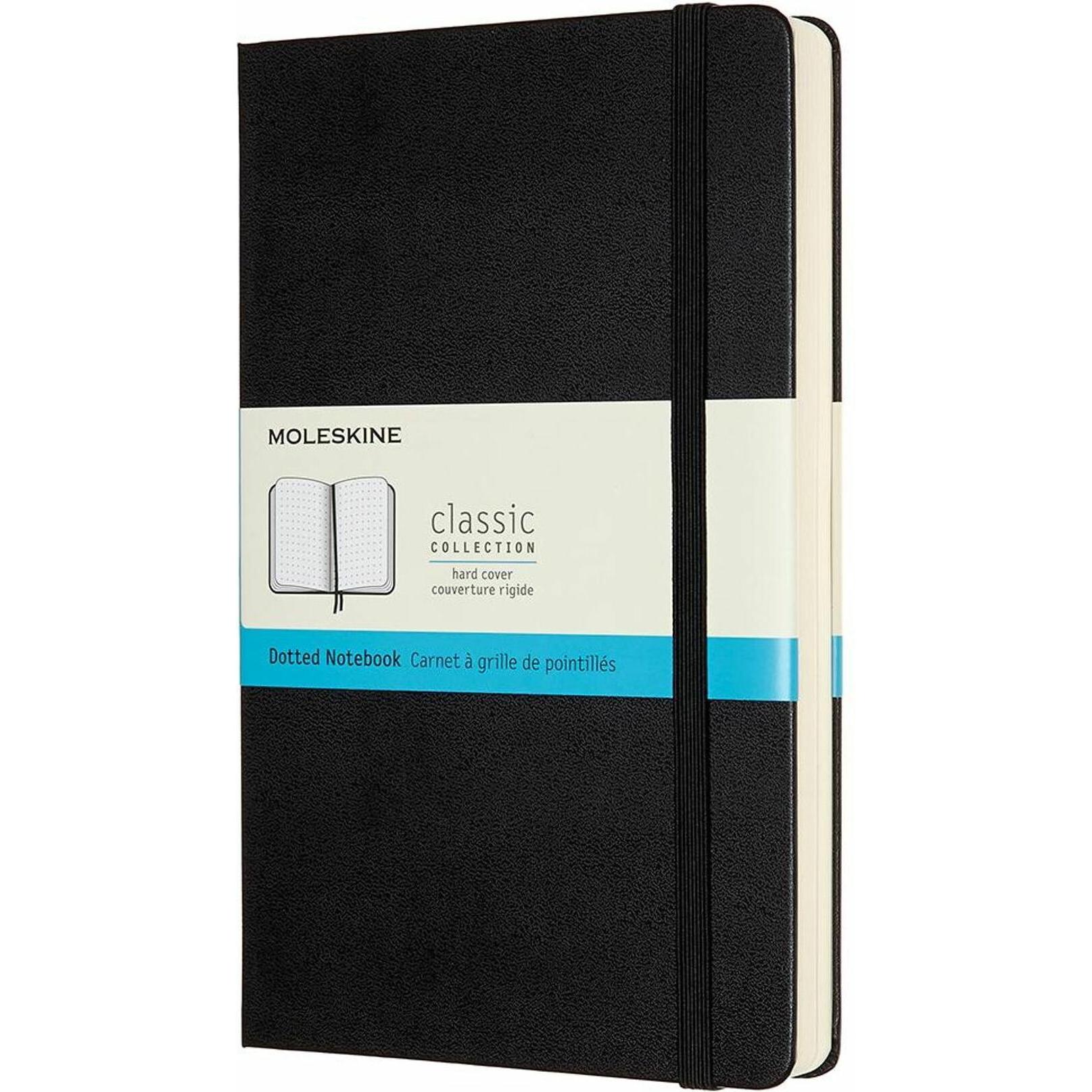Moleskine Nero Quaderni + Bloc Notes, Classico (A5, Punteggiato, Copertina Rigida)
