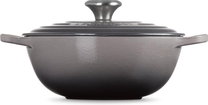 Actual product image Le Creuset La Marmite Signature 28 cm Flint (28 cm, Casserole + Stewpot, Cast iron)