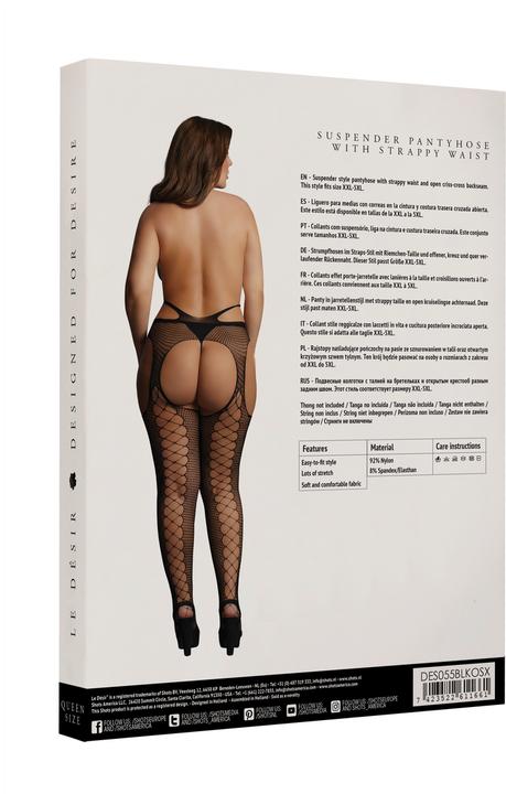 Produktbild Le Désir Suspender pantyhose with strappy waist - OSX (One Size)