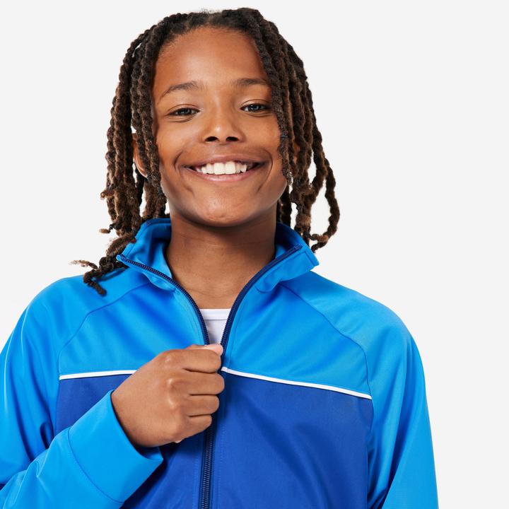 Produktbild Decathlon Trainingsanzug Kinder - blau/weiss (134)