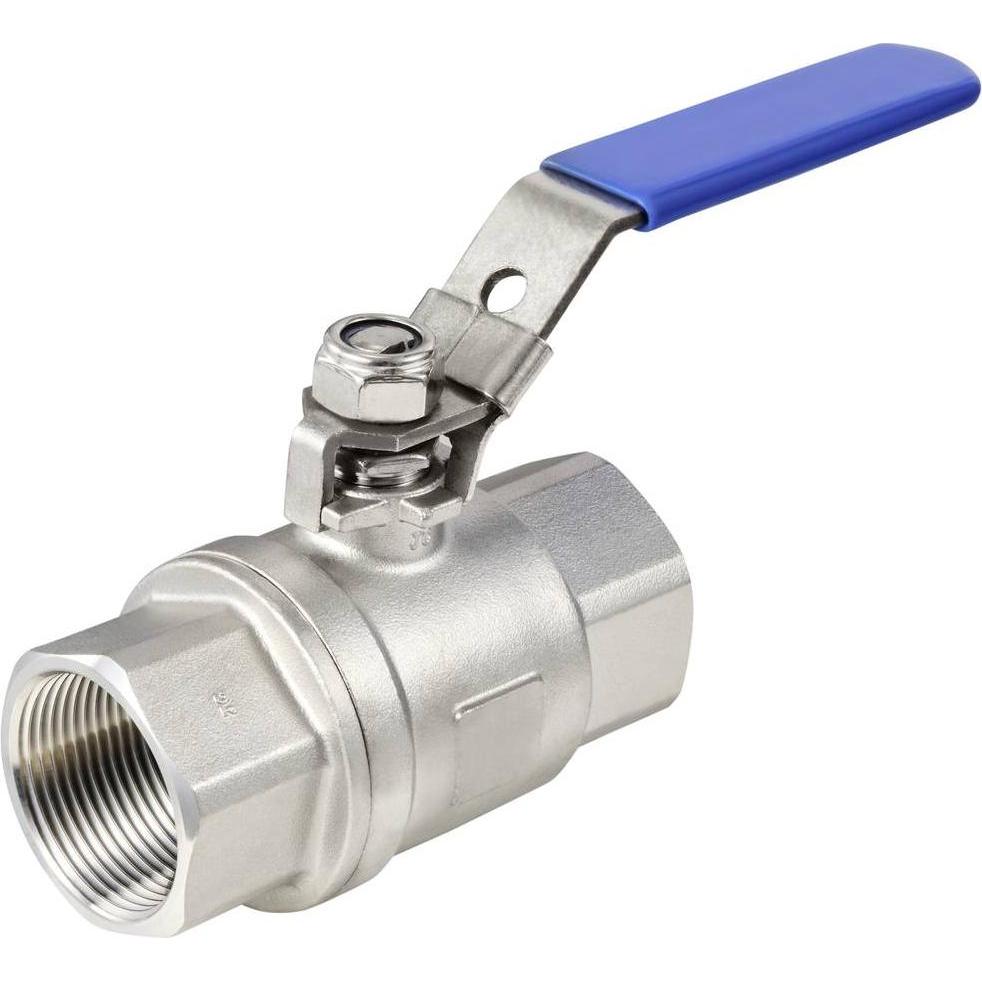 Tru Components, Ventil, TC-2PC-DN32-316 TC-12770360 Standard-Kugelhahn Innengewinde: G1/4