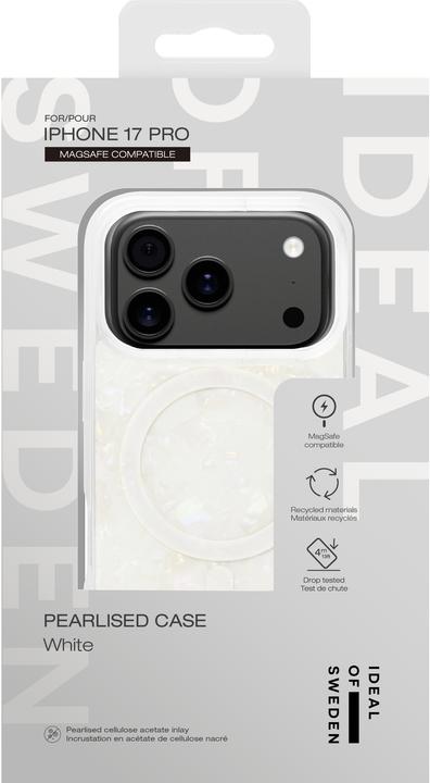 Produktbild iDeal Of Sweden MagSafe Pearlised Hard-Cover Pearlised White (Apple iPhone 17 Pro)