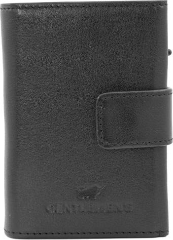 Produktbild Braun Büffel Slim Wallet x Gentlemens mit Druckknopf