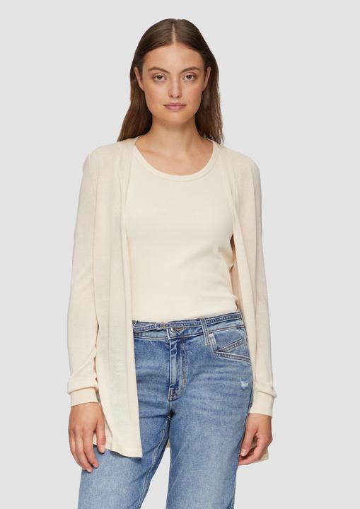 Produktbild s.Oliver Strickjacke Feinstrick-Cardigan aus reiner Viskose (34)