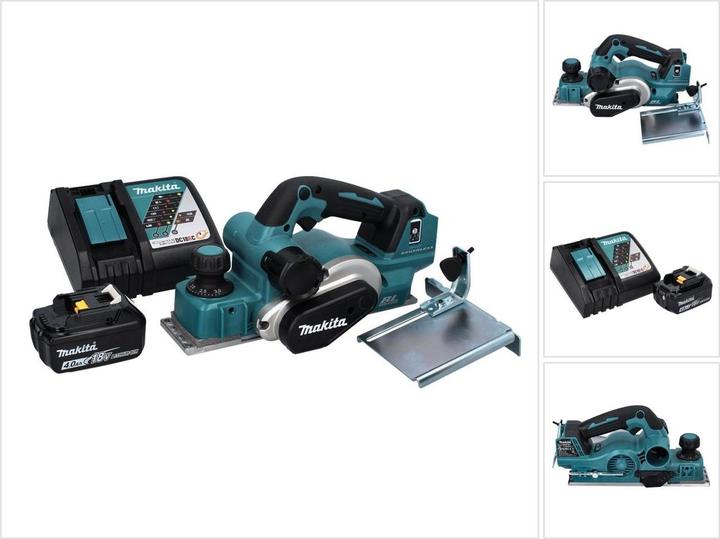 Immagine prodotto Makita DKP 181 RM1 Pialla a batteria Pialla a filo 82 mm 18 V Brushless + 1x batteria 4.0 Ah + caricatore