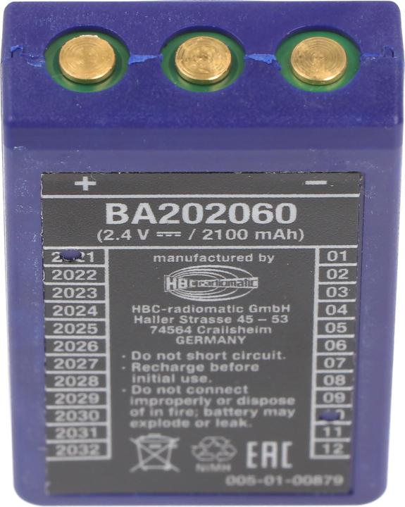 Immagine prodotto HBC Radiomatic Original-Kranakku NiMH 2,4V 2100mAh Originalakku HBC BA202060 (2100 mAh)