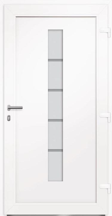 Produktbild Diverse Hardware Haustür Aluminium und PVC Weiss 100x210 cm
