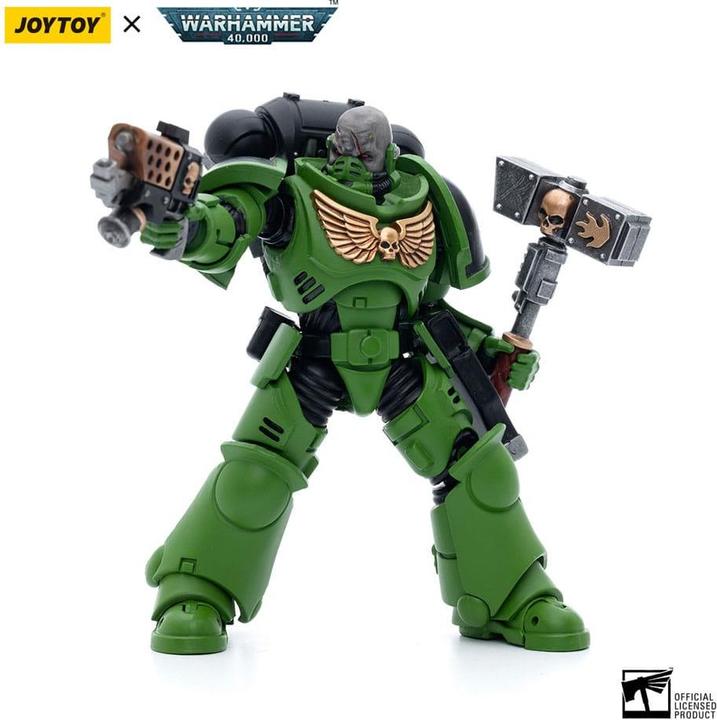 Immagine prodotto Joy Toy Statuetta di Warhammer 40k 1/18 Salamanders Assault Intercessors Sergente Krajax 12 cm